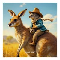Imaginaire mignon Wombat Kangaroo Koala
