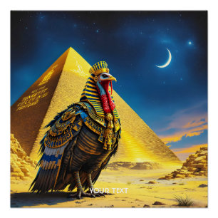 Poster Imaginaire Pharaon du désert mignon Turquie