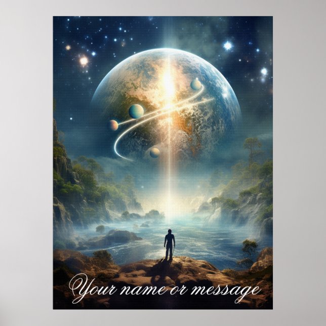 Poster Imaginaire royaumes de paysages magiques (Devant)