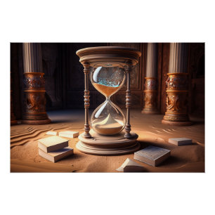 Poster Imaginaire sablier