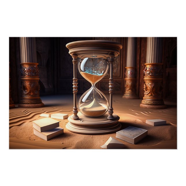 Poster Imaginaire sablier (Devant)