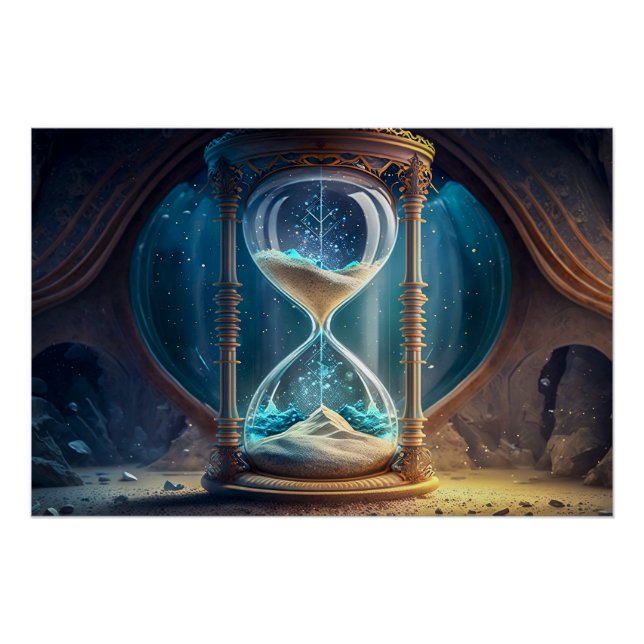 Poster Imaginaire sablier (Devant)