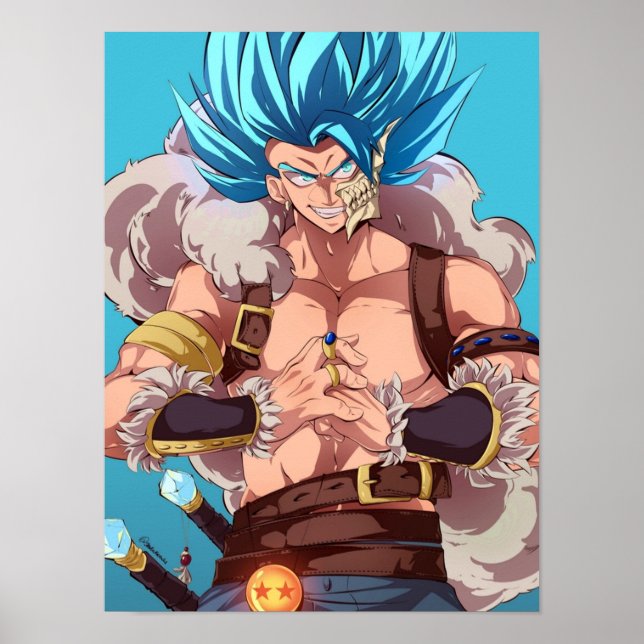 Poster Imaginaire SSJ Blue Gogeta (Devant)