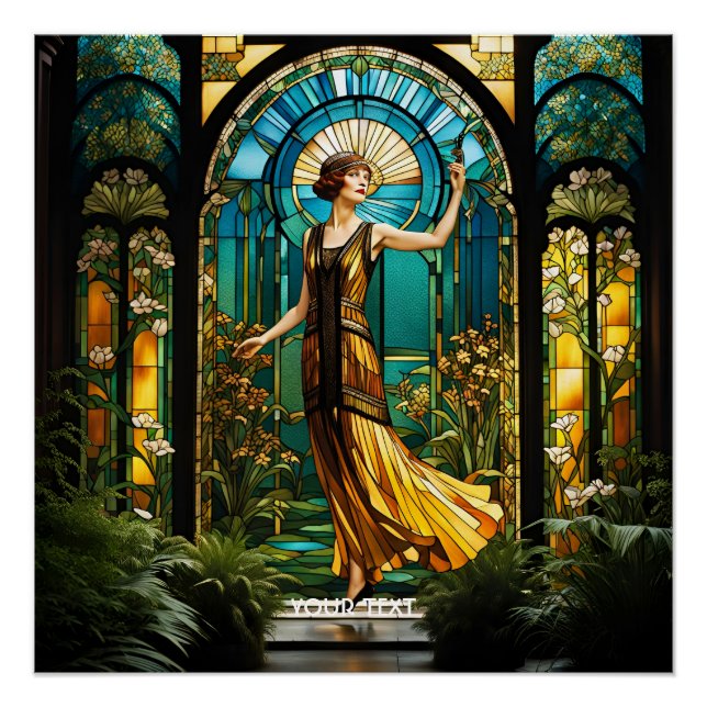 Poster Imaginaire Vivid Vivid Femme En Verre (Devant)