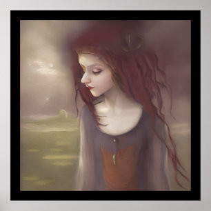 Poster Imaginaire Whimsical Petite Fée