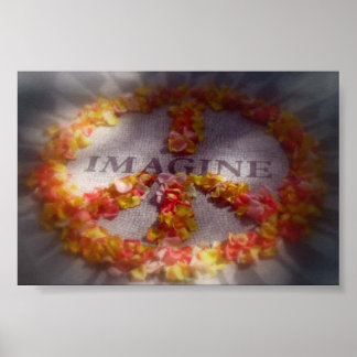 Poster Imaginez la paix