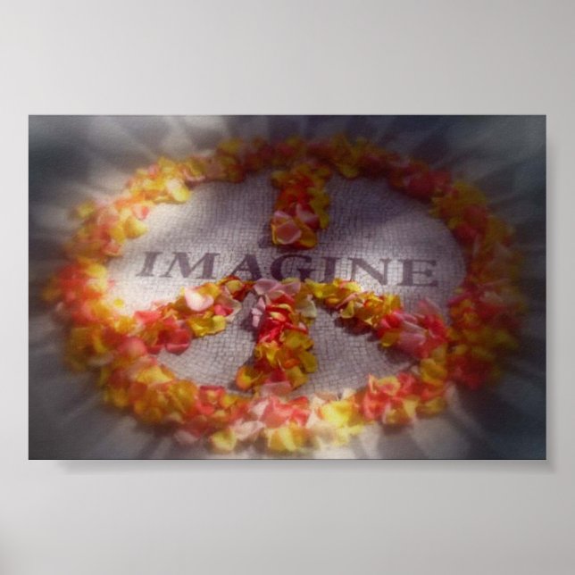 Poster Imaginez la paix (Devant)