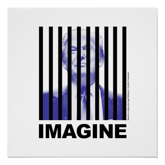 Poster Imaginez Trump derrière les barreaux (Devant)