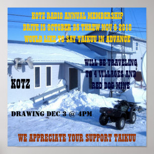 POSTER IMG_0319, KOTZ RADIO ANNUEL MEMBERSHIPDRIVE EST ..