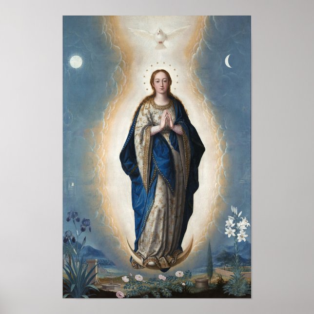 Poster Immaculée Conception Assomption Vierge Sanchez (Devant)