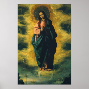 Poster Immaculée Conception par Francisco de Zurbaran