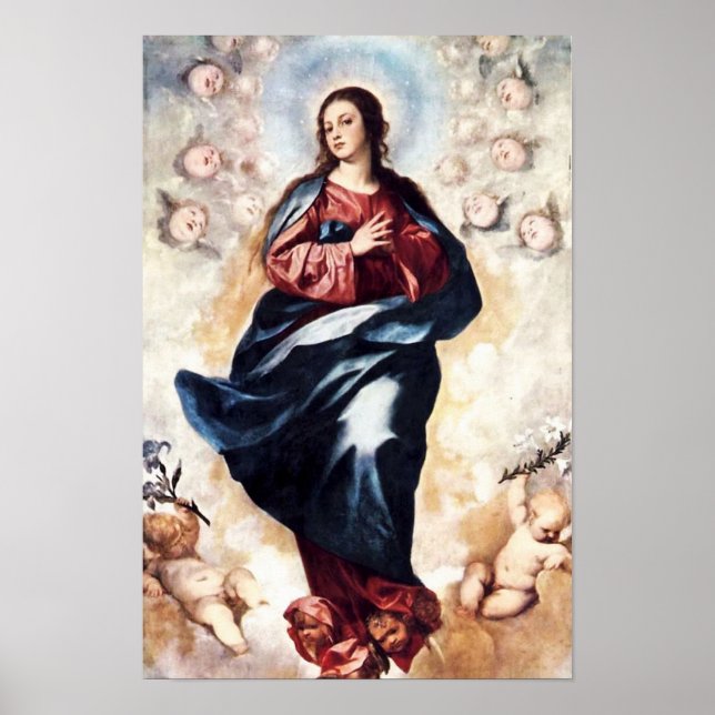 Poster Immaculée Conception Vierge Marie Assomption 03 (Devant)