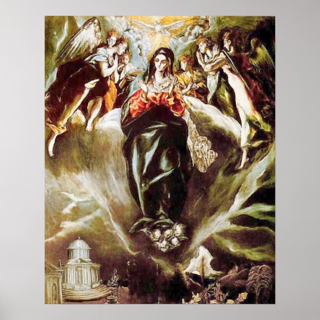 Poster Immaculée Conception Vierge Marie Assomption 09 (Devant)