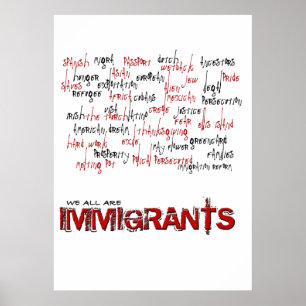 POSTER IMMIGRANTS