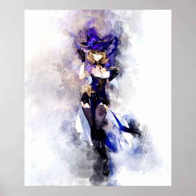 Poster Impact Genshin - Lisa (Devant)