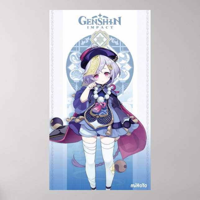 Poster Impact Genshin Qiqi (Devant)