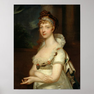 Poster Impératrice Elizabeth Alexejevna