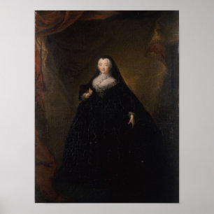 Poster Impératrice Elizabeth dans le domino noir, 1748