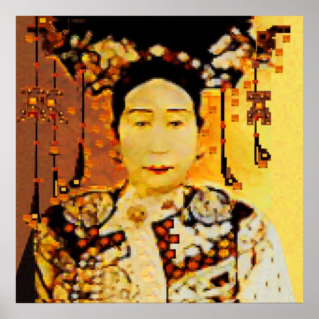 Poster Impératrice Pixellée (Devant)