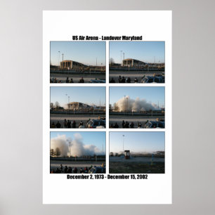 Poster Implosion de l'arène aérienne américaine