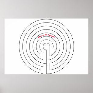 Poster Impossible de trouver l'affiche à distance