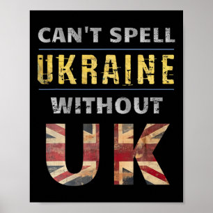 Poster Impossible d'écrire Ukraine sans le soutien du Roy