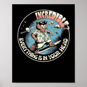 Poster Impossible Tout Est Dans Votre Tête - Drôle Cosm