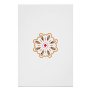 Poster Impression d'art floral Mandala Décor Boho