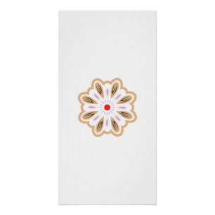 Poster Impression d'art floral Mandala   Décor Boho