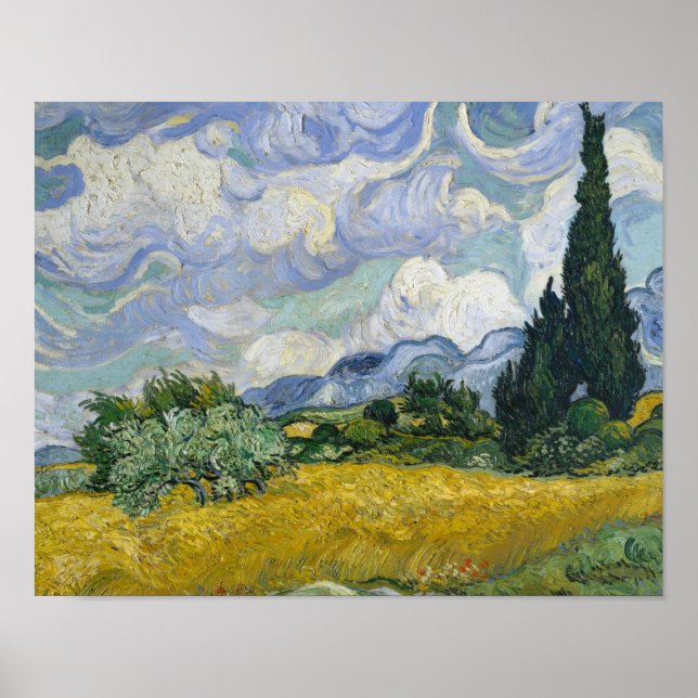 Poster Impressionnisme Vincent Van Gogh Famouspainters Wh (Devant)