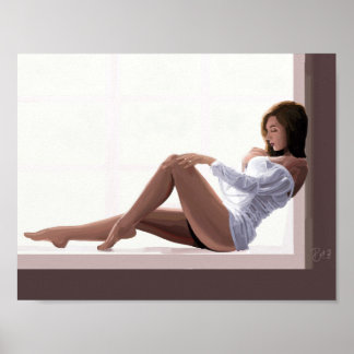 Poster Impressionniste PinUp Girl