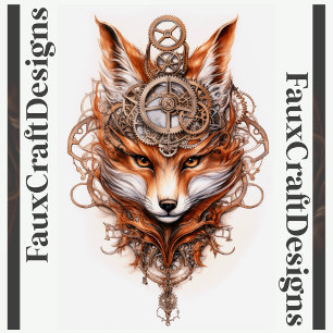 Poster Imprimable Cute Steampunk Fox 116