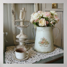 Imprimable vintage Shabby chic phototype