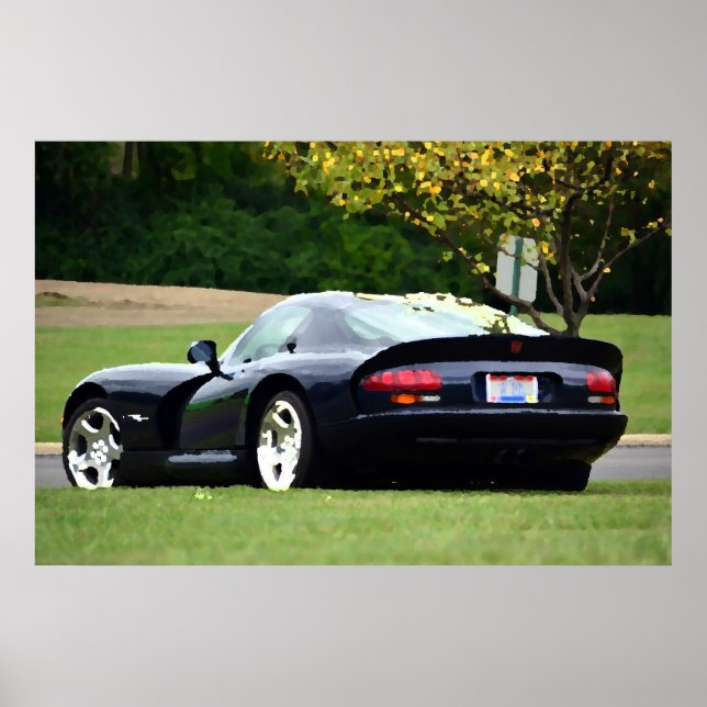 Poster Imprimante Dodge Viper GTS (Devant)