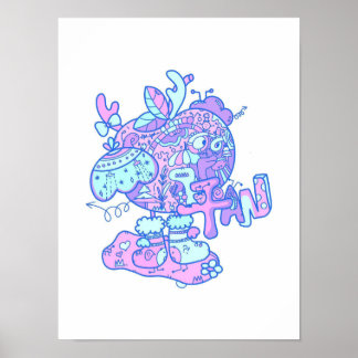 Poster Imprimantes Apple de Noël originales