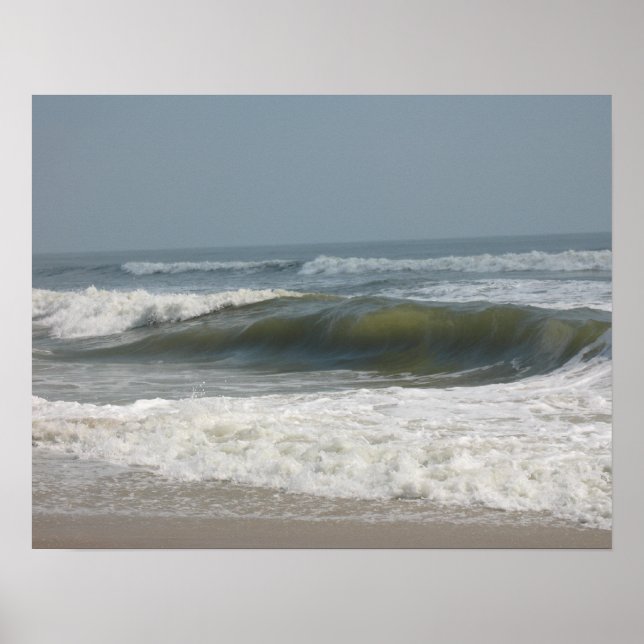 Poster Imprimantes d'affiche de plage (Devant)