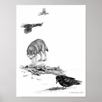 Poster Imprimantes Wolf et Ravens
