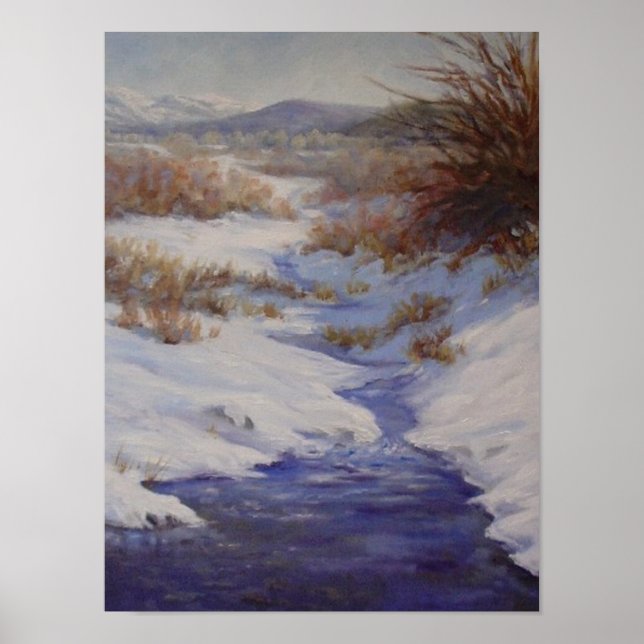 Poster Imprimé couleur hiver (Devant)
