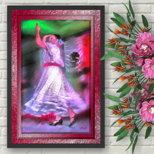 Poster Imprimé d'art Danseur Mexicain 0175