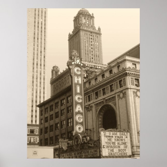 Poster Imprimé d'art photo Old Chicago (Devant)
