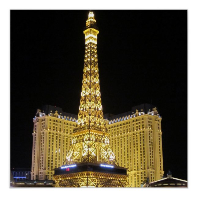 Poster Imprimé de l'hôtel Paris Las Vegas (Devant)
