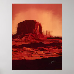 Poster Imprimé en papier paysage de la vallée du Monument