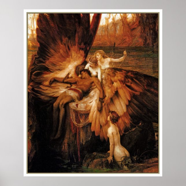 Poster imprimé : La complainte pour Icarus par H.  (Devant)