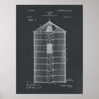 Poster Imprimé Silo Brevet
