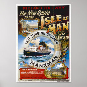 Poster Imprimé sur l'île de Man