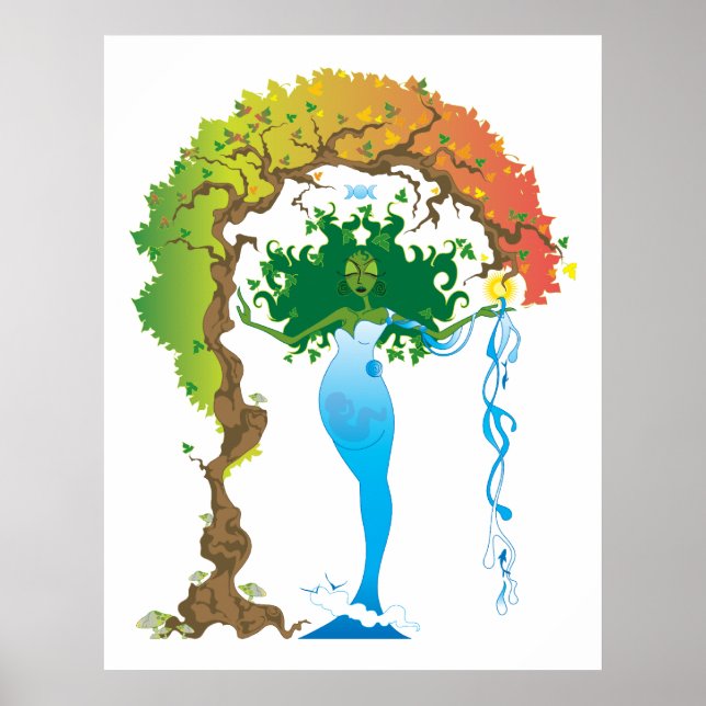 Poster Imprimée Gaea (Devant)