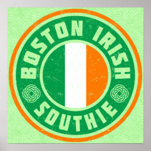 Poster Imprimée Southie irlandaise américaine