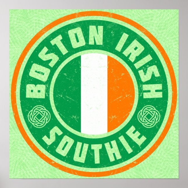 Poster Imprimée Southie irlandaise américaine (Devant)