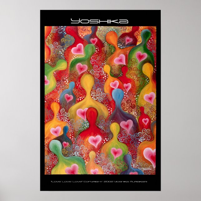 Poster Imprimer "Amour Amour" (Devant)