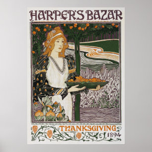 Poster Imprimer : Art Nouveau - L.Rhead - Thanksgi